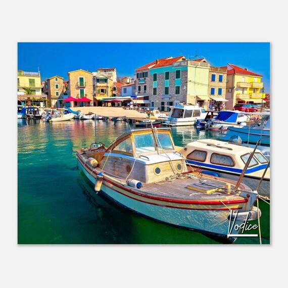 <b>Vodice</b> Croatia Poster Wall Art | <b>Vodice</b> Coastal Town Home Decor ...